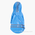 Summer Outdoor Pet Rain Coat Waterproof PU Raincoat